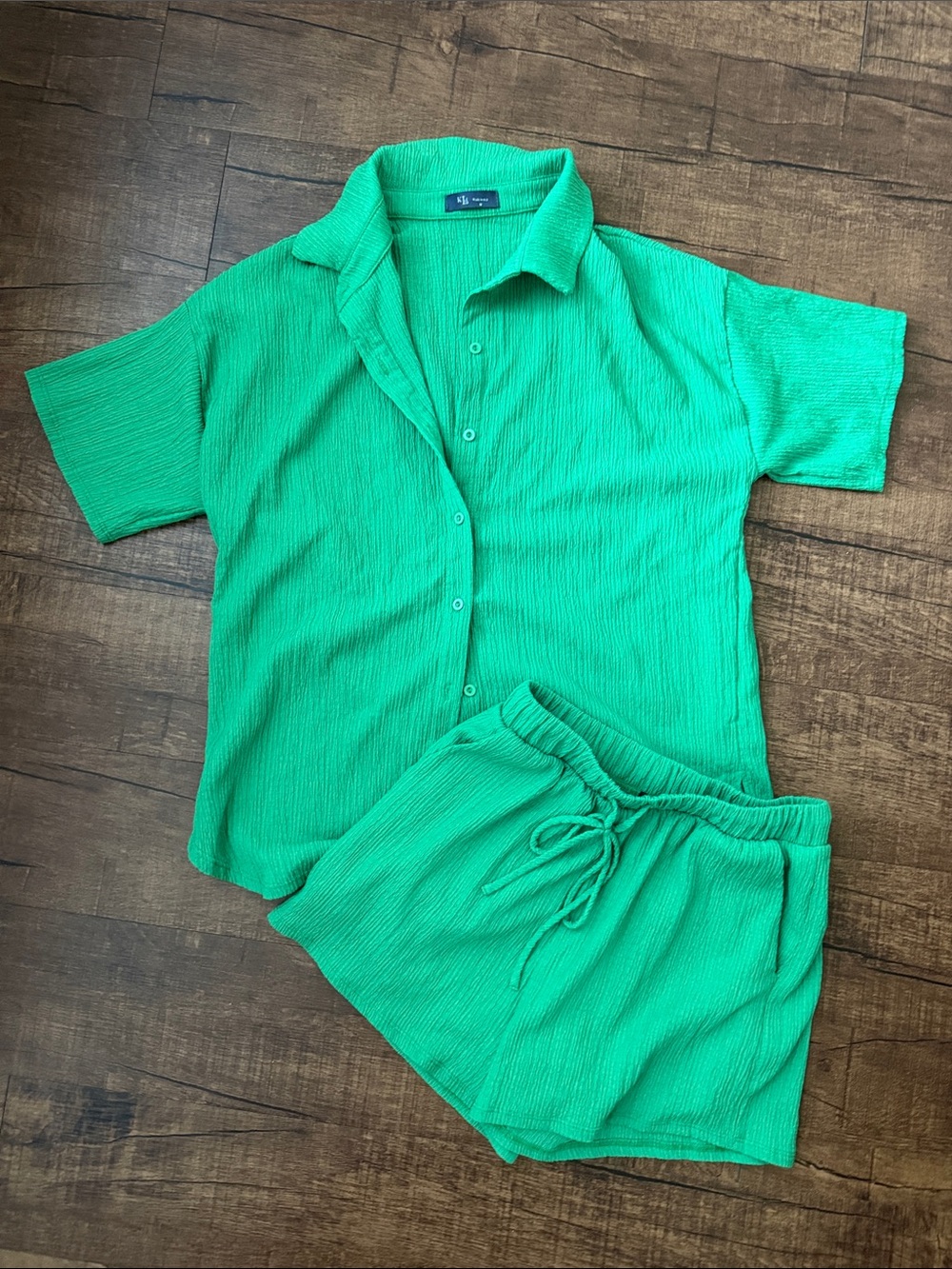 KLD Kelly green 2pc marching shirt set